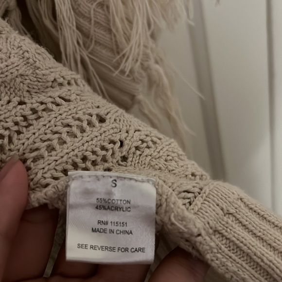 Romeo & Juliet cream cardigan size: S - Picture 5 of 8